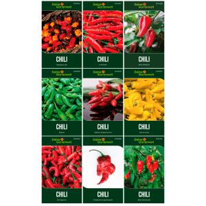 Deine Gartenwelt Chili Samen-Set mit 9 Sorten