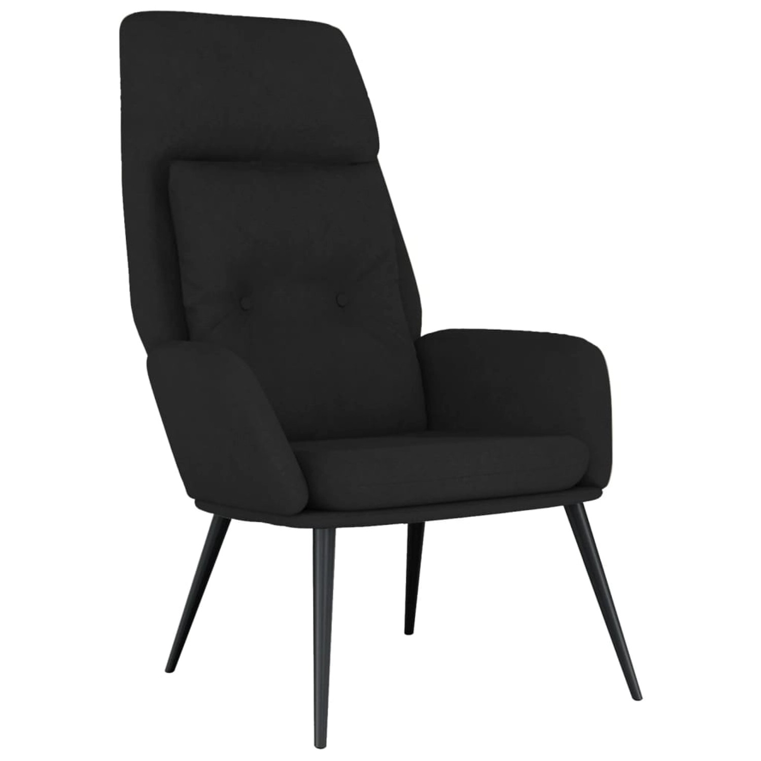 vidaXL Relaxsessel Schwarz Wildleder-Optik 341283 günstig online kaufen