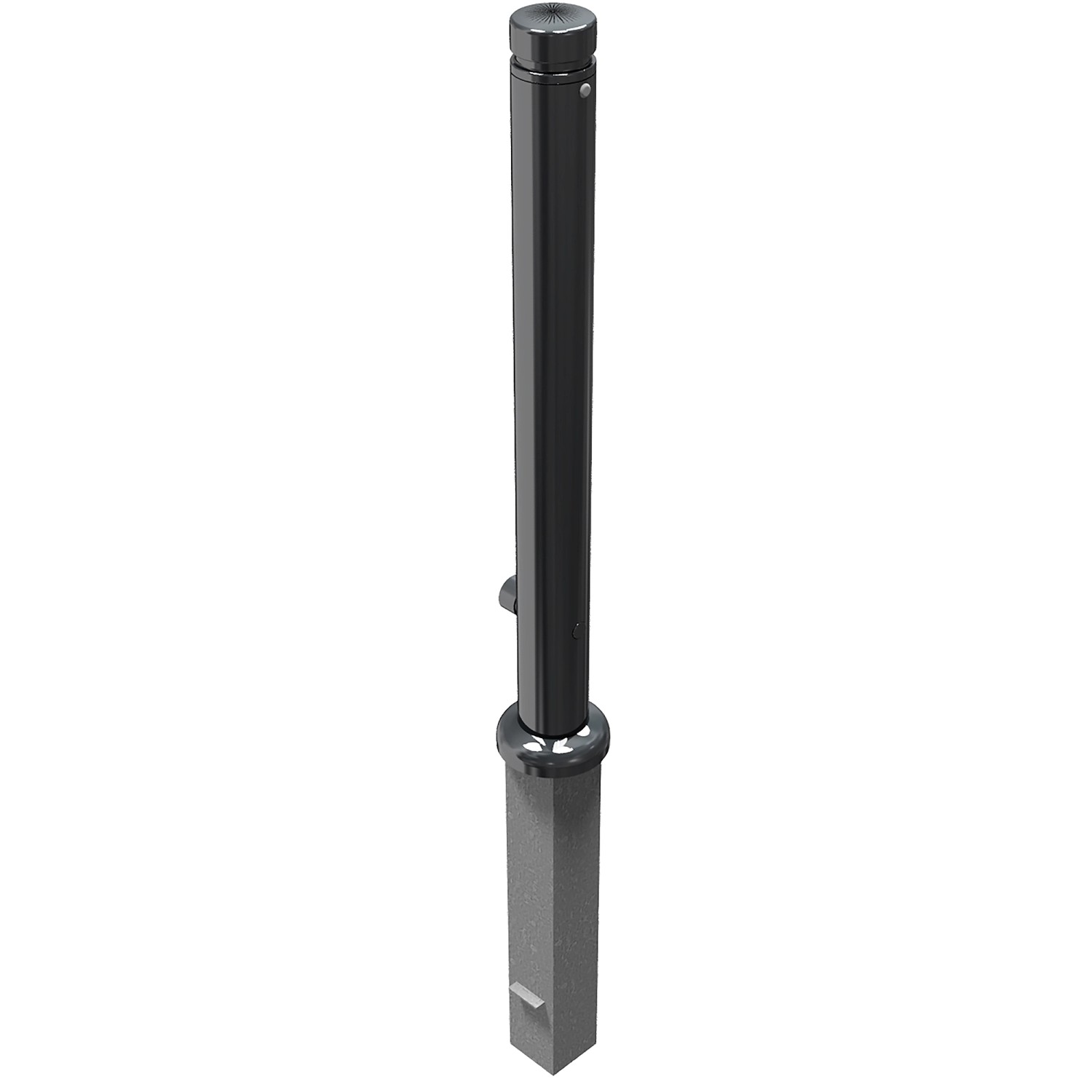 Schake Stilpfosten Ø 82 mm Herausnehmbar BodenroSette Dreikant DB703