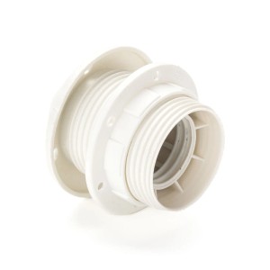 Weißer Orion Lightstyle E27 Schraubring aus Kunststoff für Lampen und Leuchten.