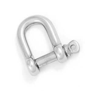SOTECH Rundschäkel, 12mm, Edelstahl AISI 316 V4A, für Seile & Schnüre.