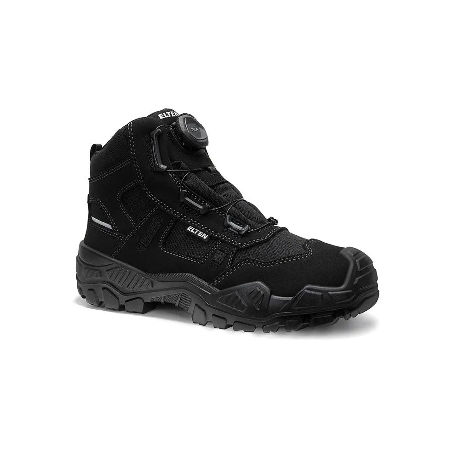 ELTEN Sicherheitsstiefel MIKE BOA BLACK Mid ESD S3S Größe 47
