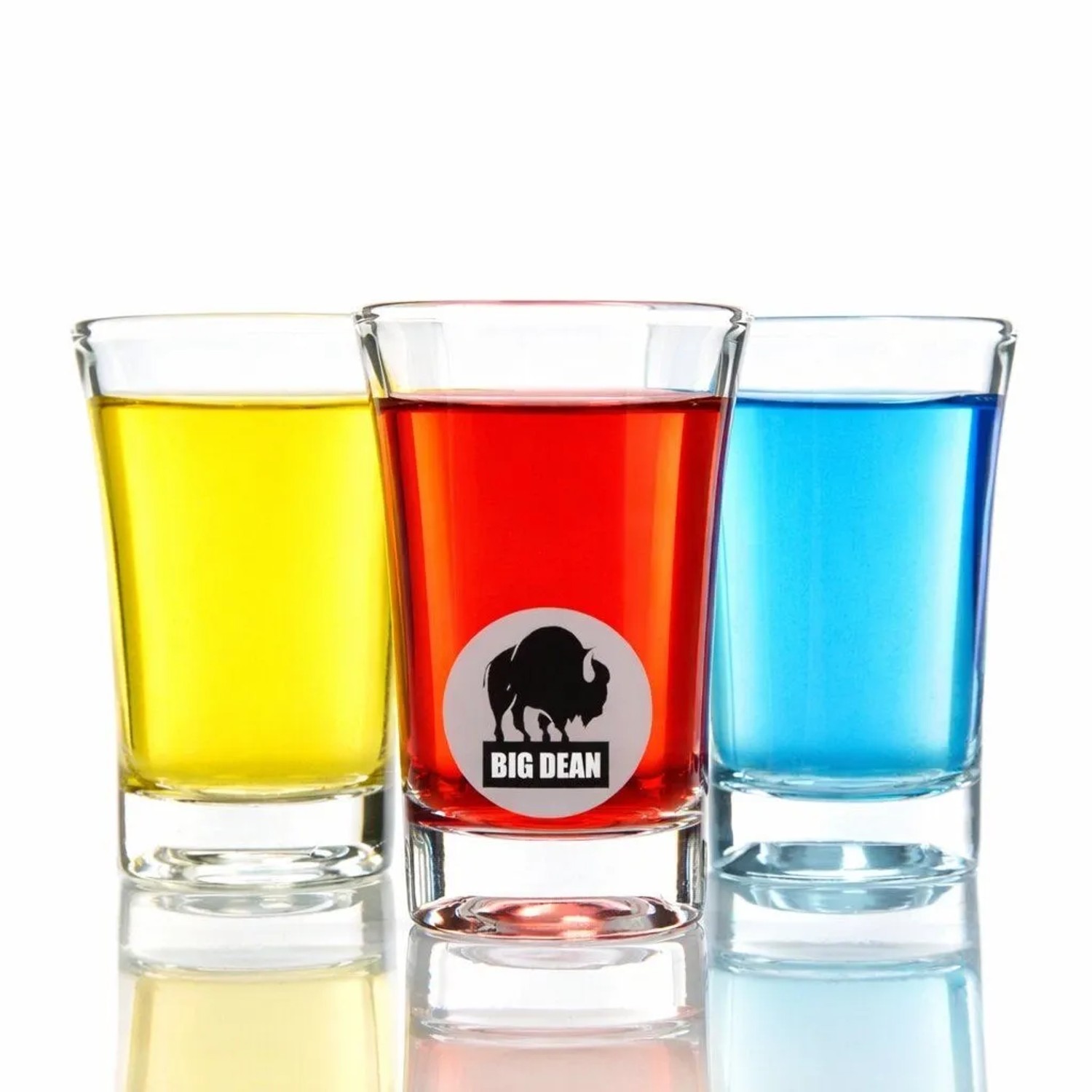 BigDean 12 Stück Schnapsgläser 4cl aus Glas Spülmaschinengeeignet Robuste Shotgläser in Gastro Qualität