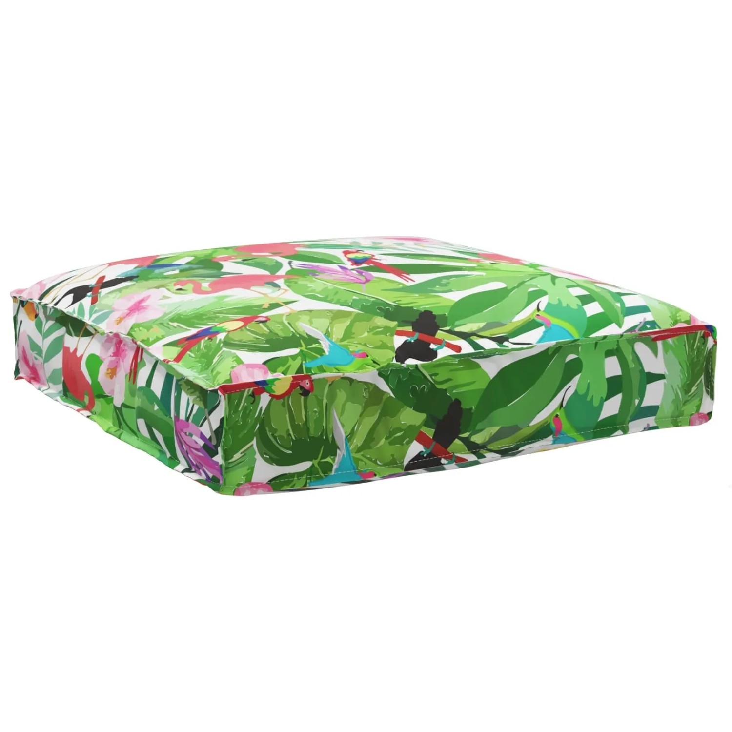 vidaXL Kissen Floral Mehrfarbig 80 x 80 x 12 cm Oxford-Stoff 42001517