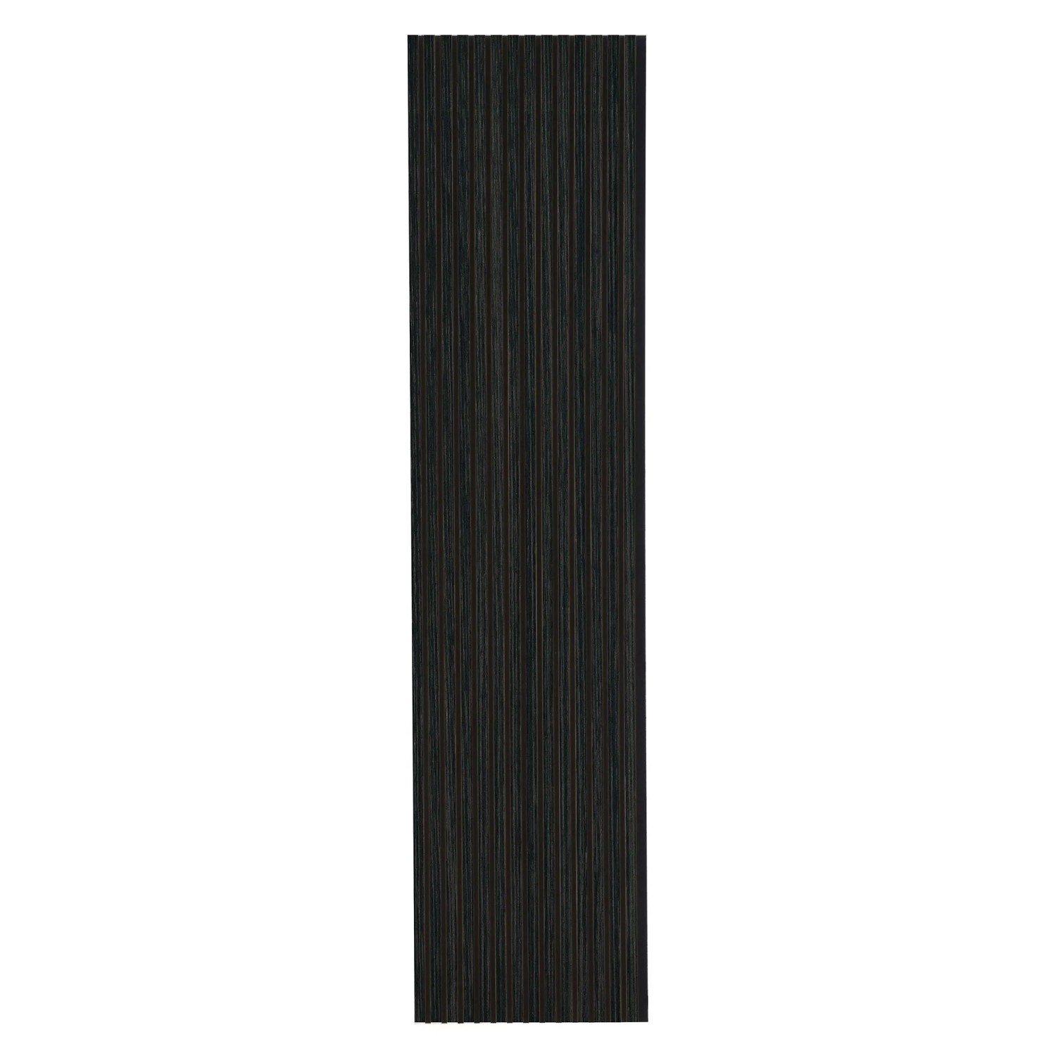 FN Acustico  Akustikplatte PET u. MDF Foliert 572,5 x 19 x 2400 mm Eiche Schwarz
