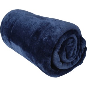 Bestlivings Kuscheldecke Celina im 2er-Pack, blau, 150x200 cm, gerollt.