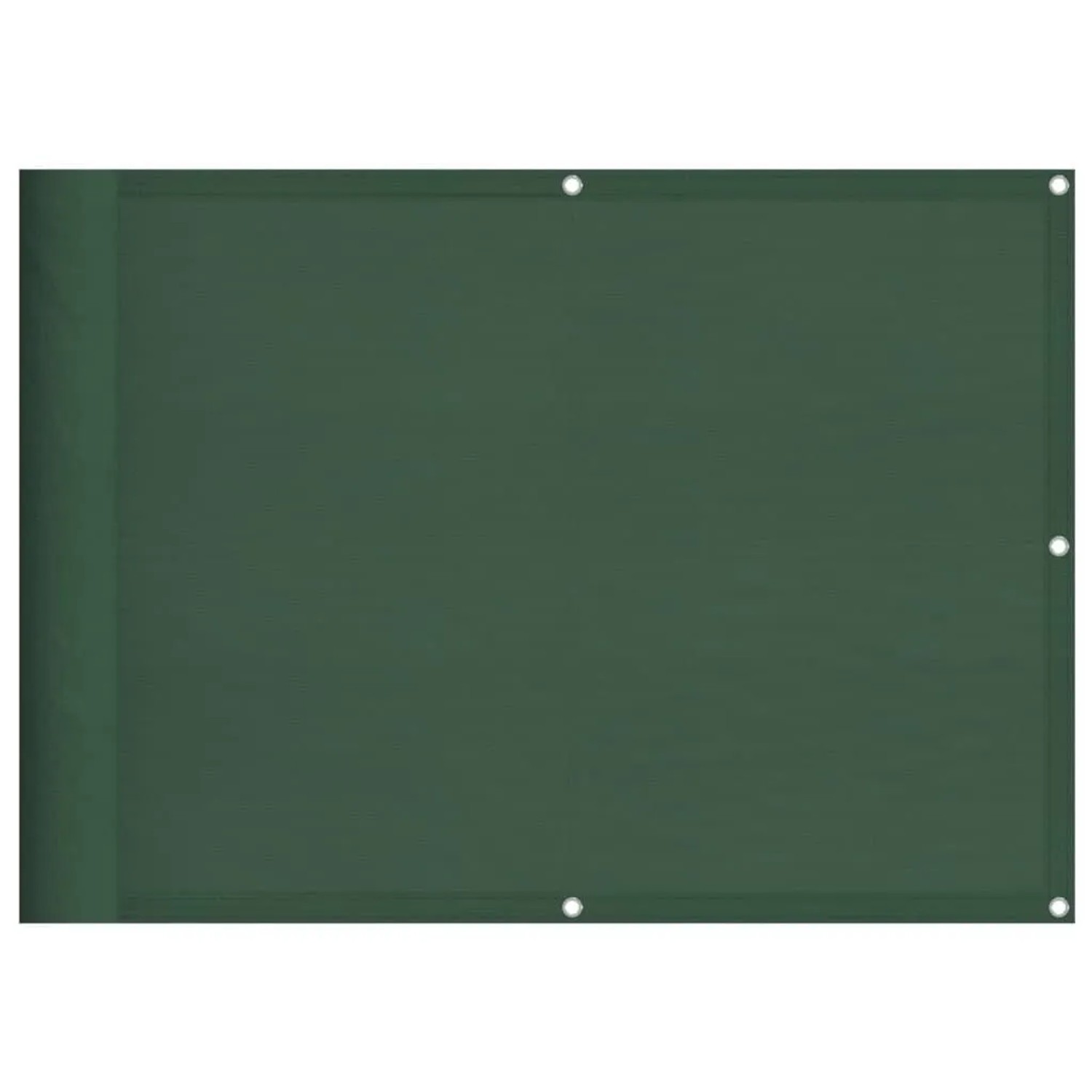 vidaXL Balkon-Sichtschutz Dunkelgrün 75x1000 cm 100 % Polyester-Oxford 4000 günstig online kaufen