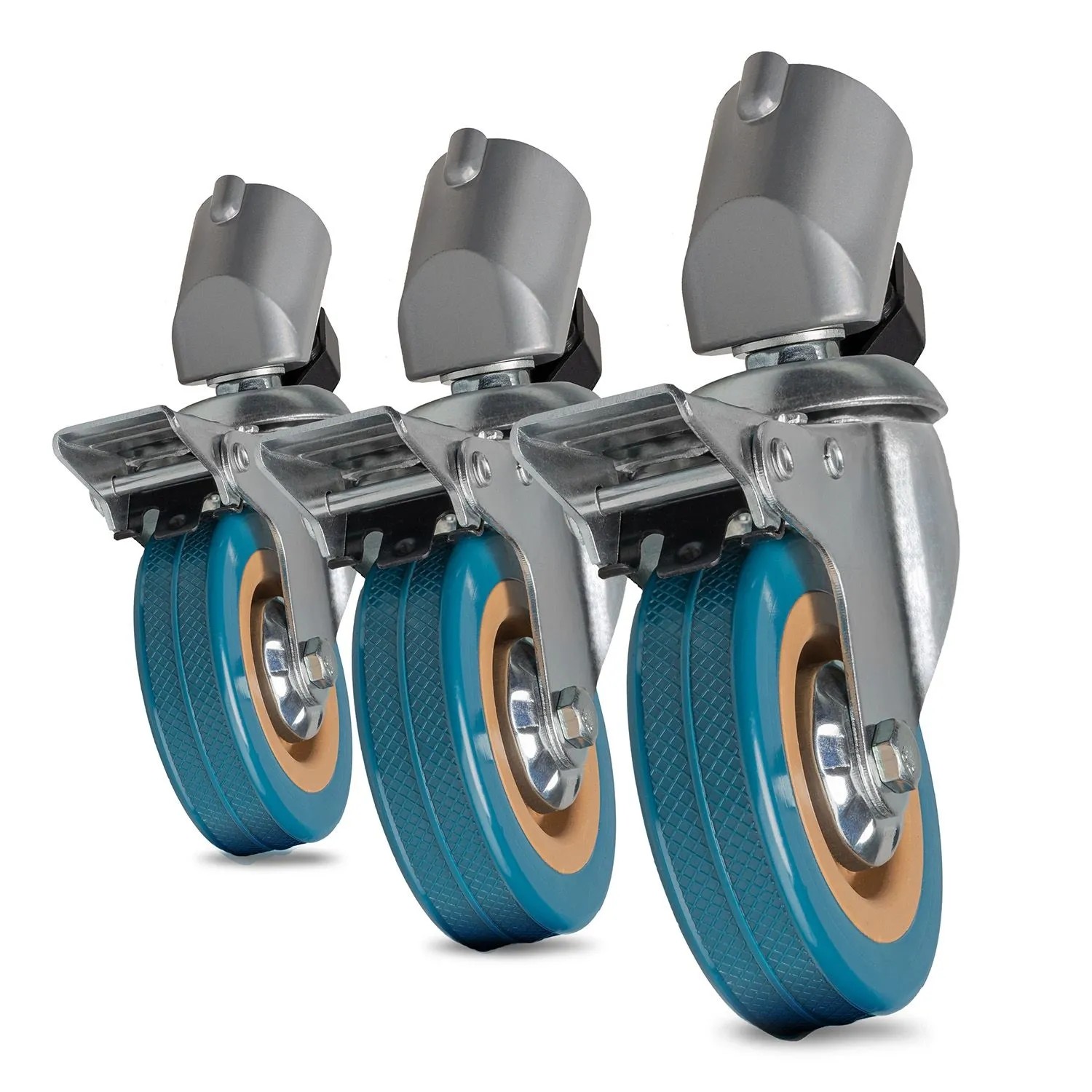 Walimex Pro Stativrollen Pro 3Er Set 75Mm Lenkrollen Bremse Für Beine Ø22-25Mm
