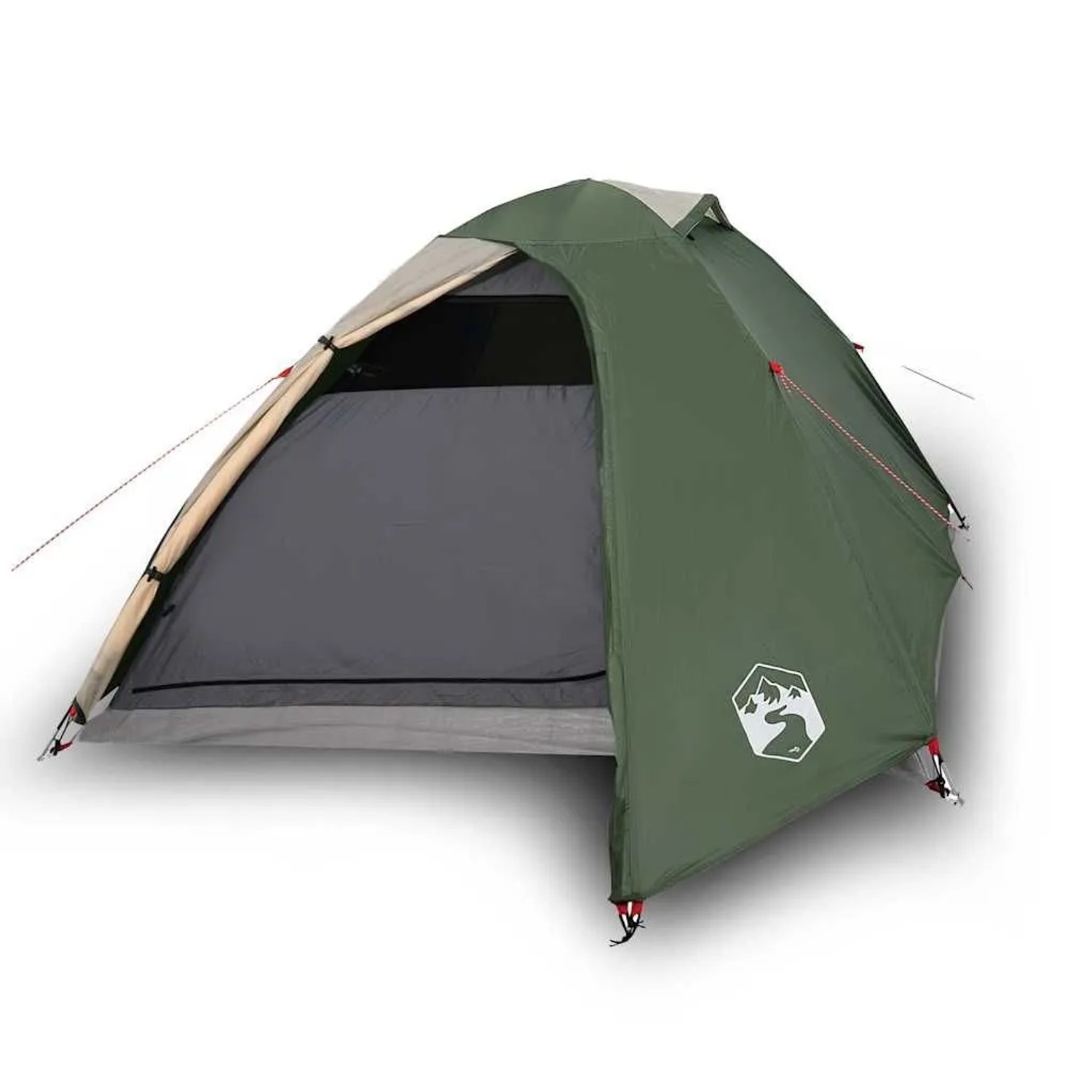 Furnicato Campingzelt Kuppelzelt 210 X 195 X 120 Cm Grün