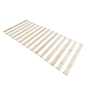 ebuy24 Kids Lattenrost 90x200 cm aus hellem Holz, geeignet für Kinder- und Jugendbetten.