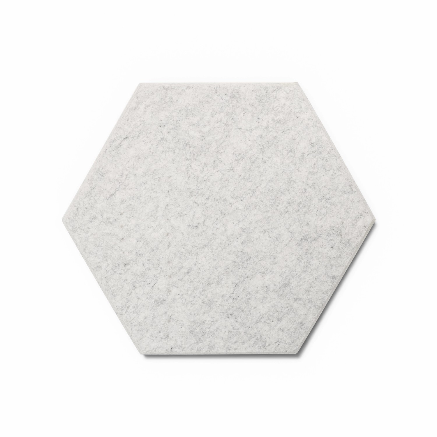 Designpaneele Hexagon Clear Hellgrau Filz 50 cm x 50 cm 3 Stück