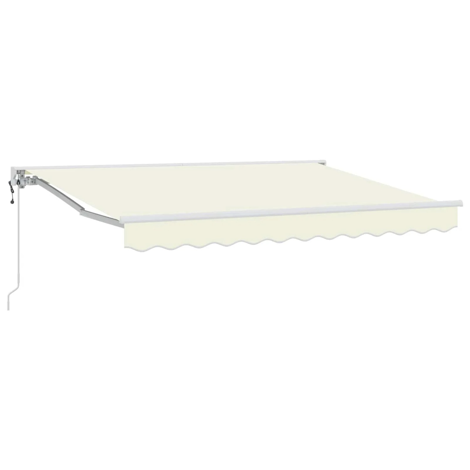 vidaXL Elektrische Ausziehbare Markise Creme 3 x 2,5 m 3420953