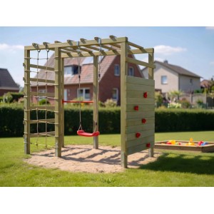 Belladoor Spielturm Klettergerüst Hango Leo Swing KDI
