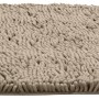 Wenko Badematte Chenille, 50x80 cm, Sand: Weicher, sandfarbener Badteppich mit Hochflor.