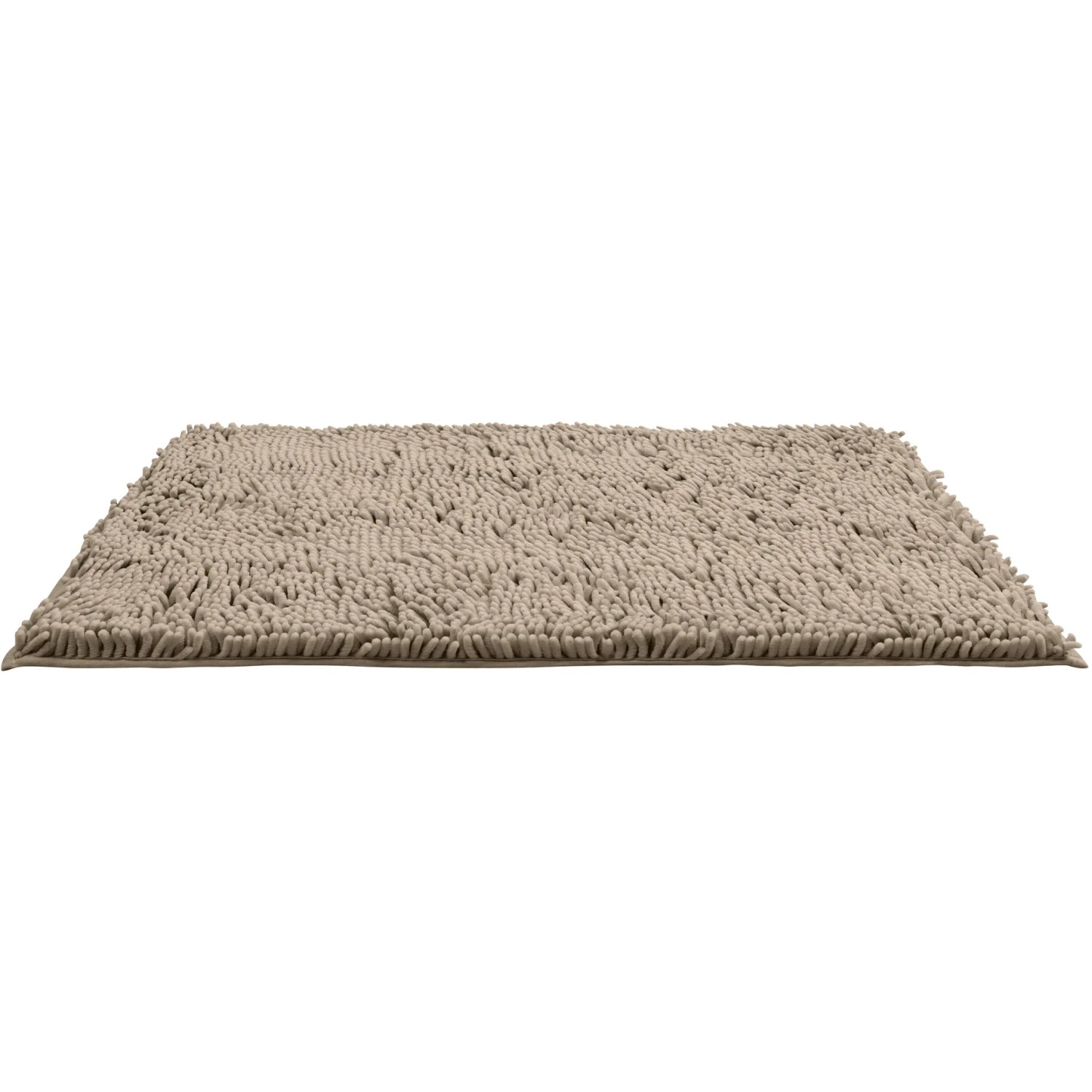 Wenko Badematte Chenille, 50x80 cm, Sand: Weicher, sandfarbener Badteppich mit Hochflor.