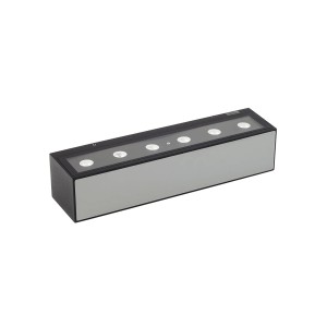 Lucande LED Wandleuchte Außen Selim 10025939 Modern in Schwarz aus Aluminium 1-flammig