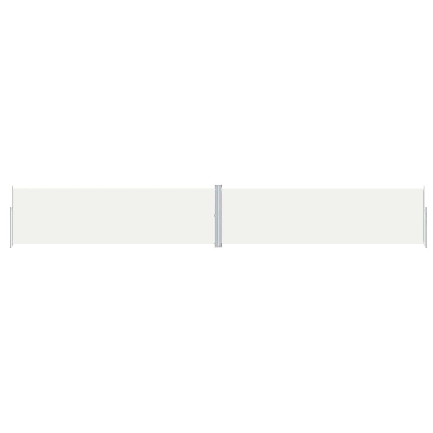 furnicato Seitenmarkise Ausziehbar Creme 180x1200 cm günstig online kaufen