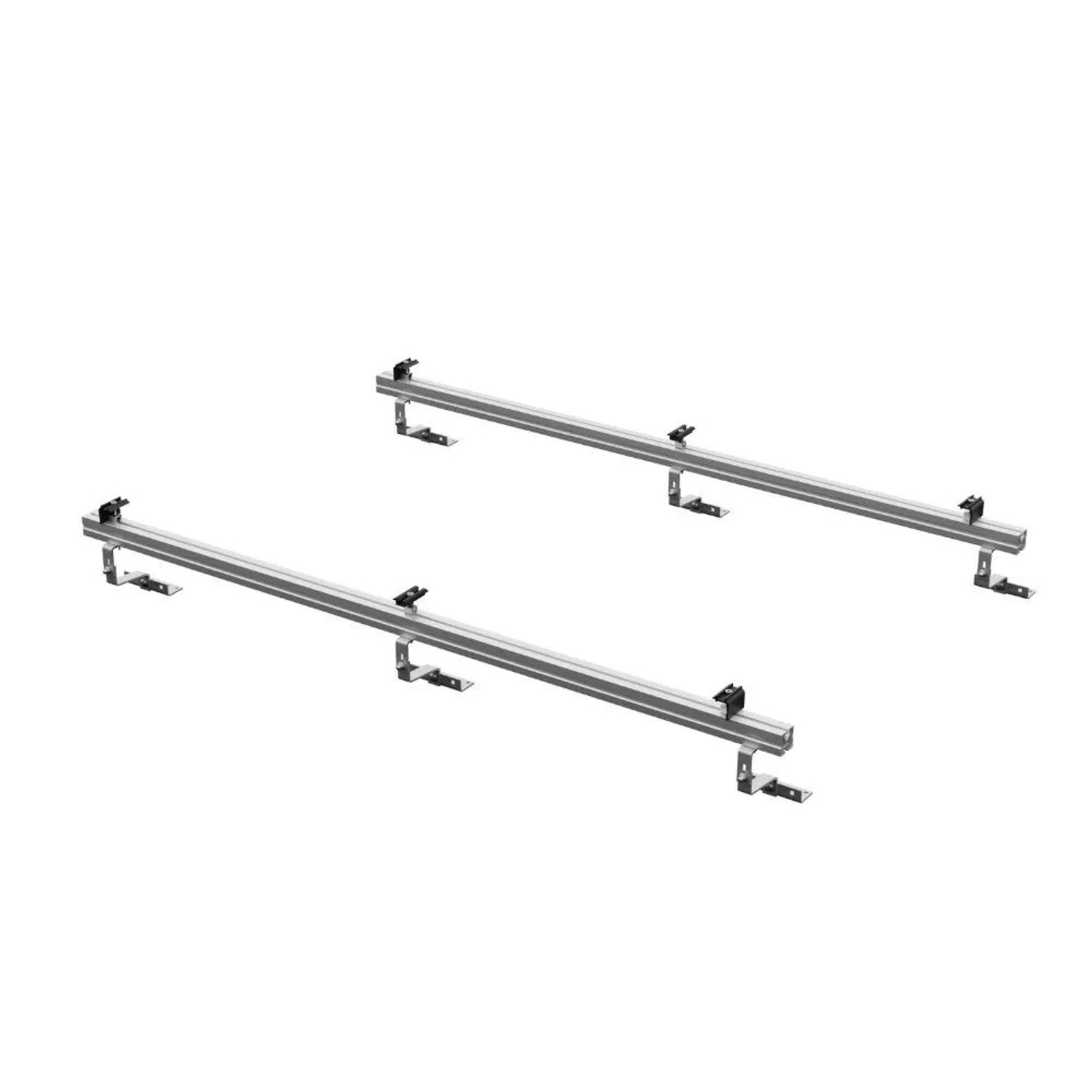 PVundSO Balkonkraftwerk Halterung für Ziegeldach 2 Module Nebeneinander Schrägdach