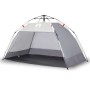 vidaXL Strandzelt 2 Personen Grau Quick Release Wasserdicht 4005295_3