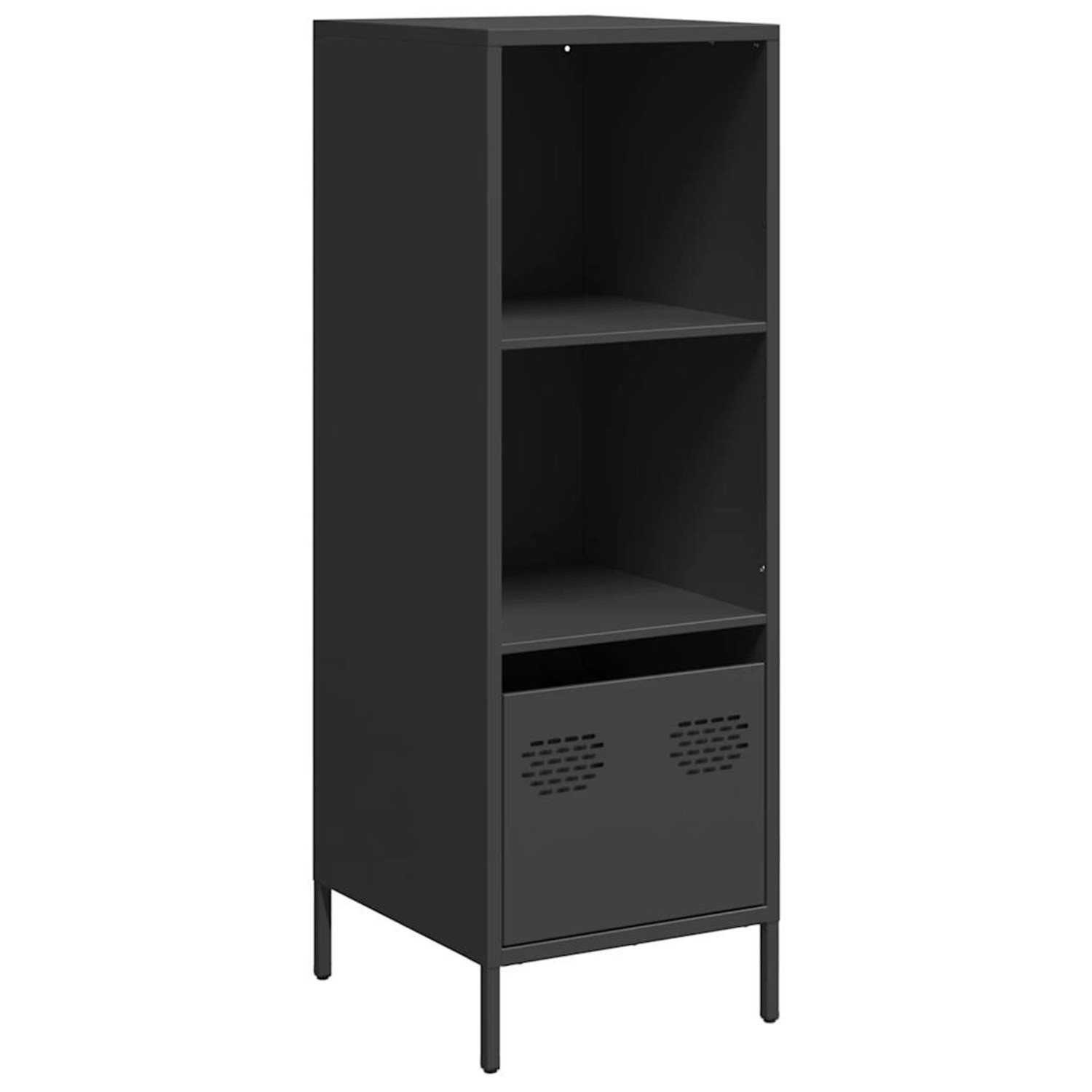 vidaXL Highboard Schwarz 35x39x103,5 cm Stahl 851376 günstig online kaufen