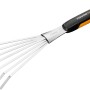 Fiskars Xact Hand-Fächerbesen mit 7 Zinken aus Edelstahl und Softgrip-Griff.