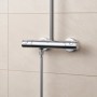 Grohe QuickFix Duschsystem Vitalio Start 250 mit Thermostat für Wandmontage.