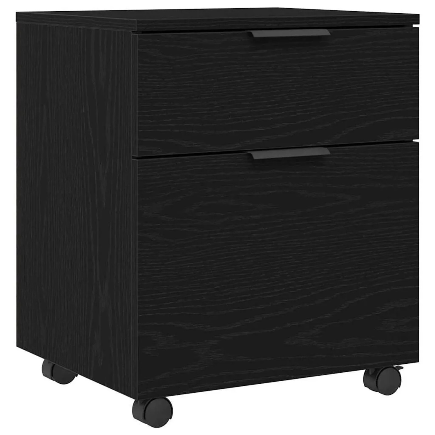 vidaXL Aktenschrank Schwarz Eichen-Optik 45 x 38 x 54 cm Holzwerkstoff 862771