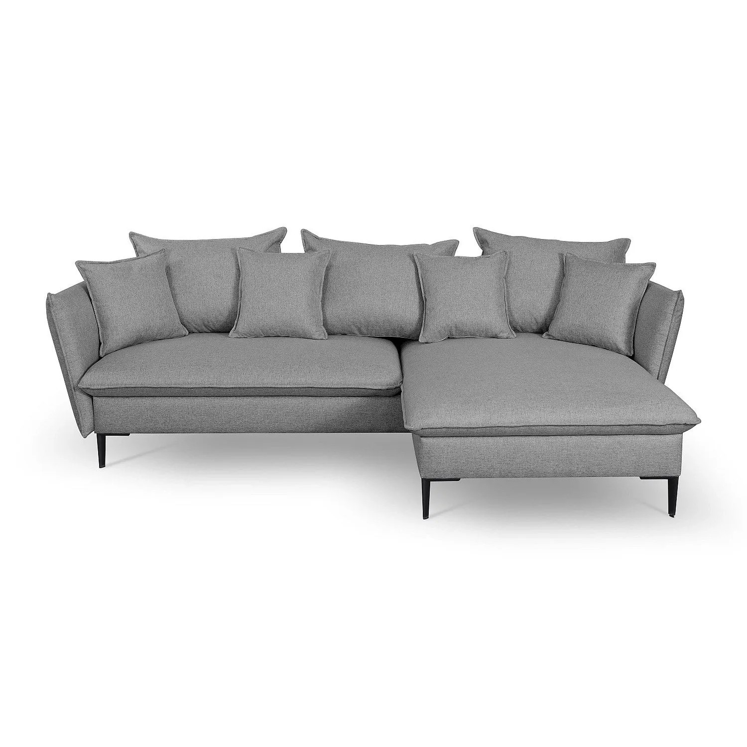 Vente-unique Schlafsofa Lazare Grau 258 cm