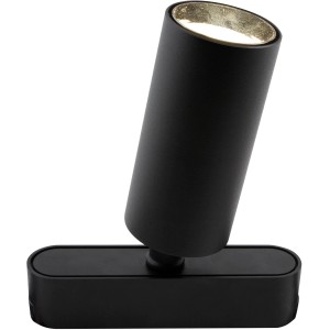 Schwarzer LED-Spot für Click & Shine Schienensystem, Tube Design, 11,5 cm hoch.
