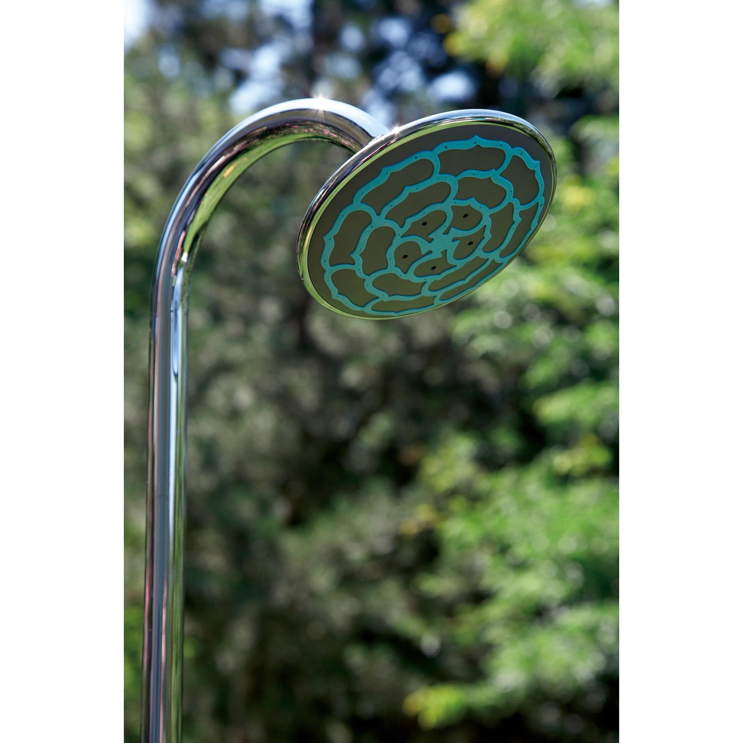 Steinbach Solardusche Speed Shower mit Monsunkopf und 20 l Tank.