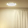 Weiße, runde WiZ LED-Deckenleuchte SuperSlim mit tunable white Funktion, Durchmesser 55cm.