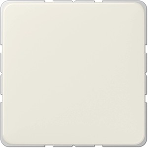 Weiße Jung CD500 Blindabdeckung für Schalterprogramme, Detailansicht.