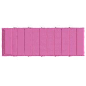 vidaXL Sonnen-Lounger Kissen Rosa 180 x 60 x 4 cm Oxford-Stoff 361872