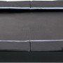 Schwarzes Exit Toys Dynamic Sports Bodentrampolin, 244x427 cm, ohne Netz.