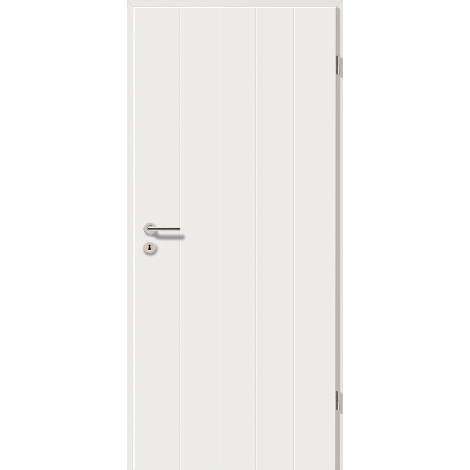 GetaDoor Zimmertür Catro Line Soft Typ 7504 Weiß 198,5 cm x 73,5 cm DIN R