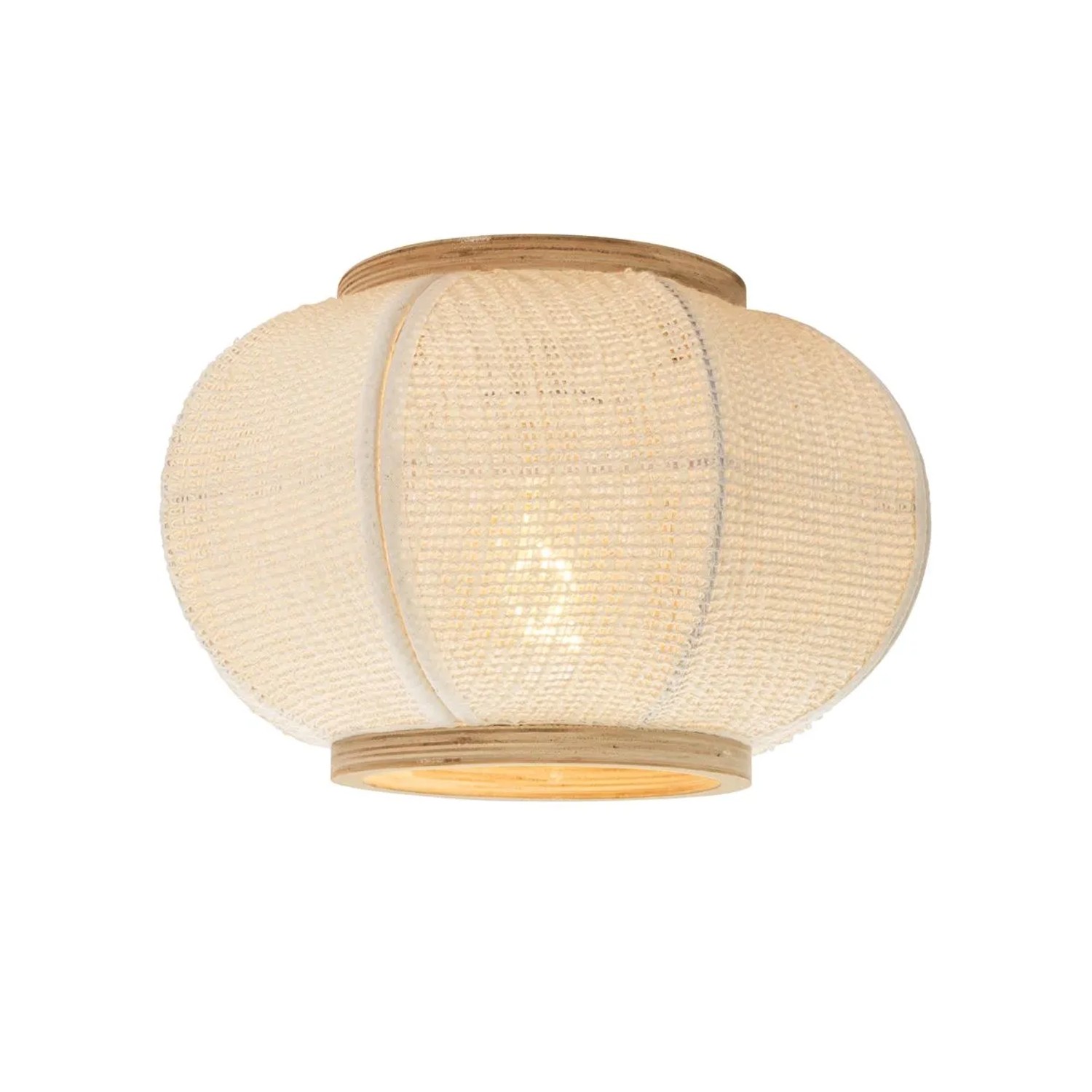QAZQA Orientalische Deckenleuchte Natur Rob