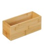 Relaxdays Ordnungsbox Bambus Natur 9,5 cm x 23 cm x 9 cm 0,3 kg