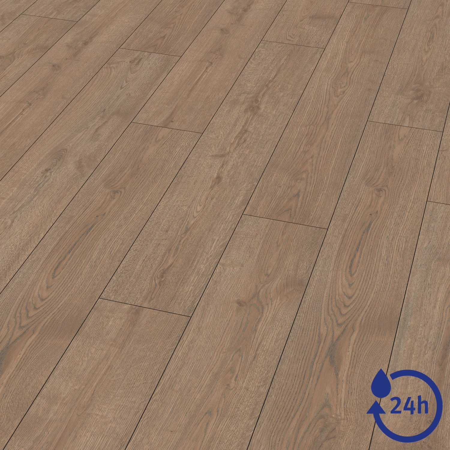 Egger Aqua Laminat EL2191 NatureSense Turin Eiche Braun, wasserbeständig, Dielenoptik.