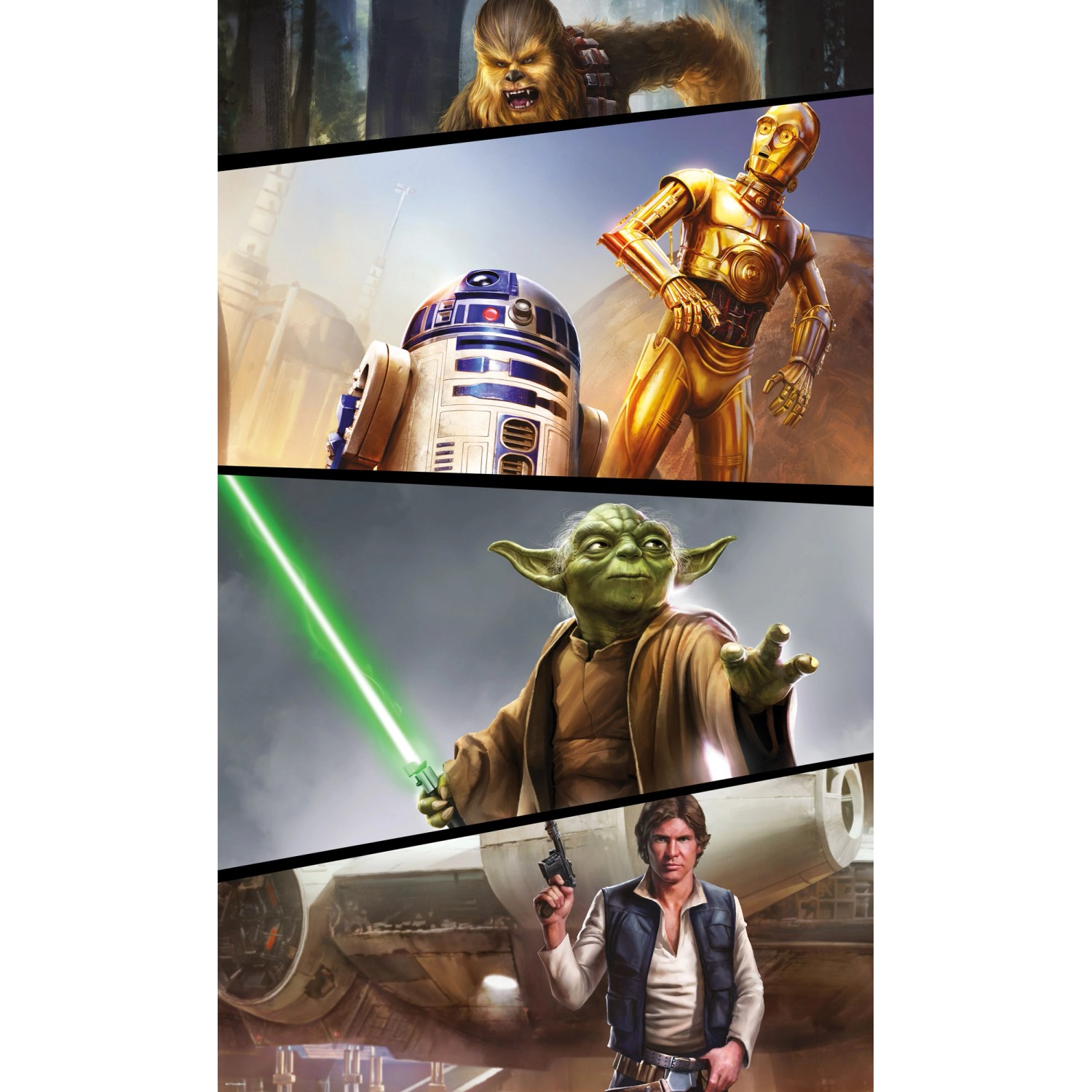 Komar Fototapete Star Wars Moments Rebels B/L: ca. 120x200 cm günstig online kaufen