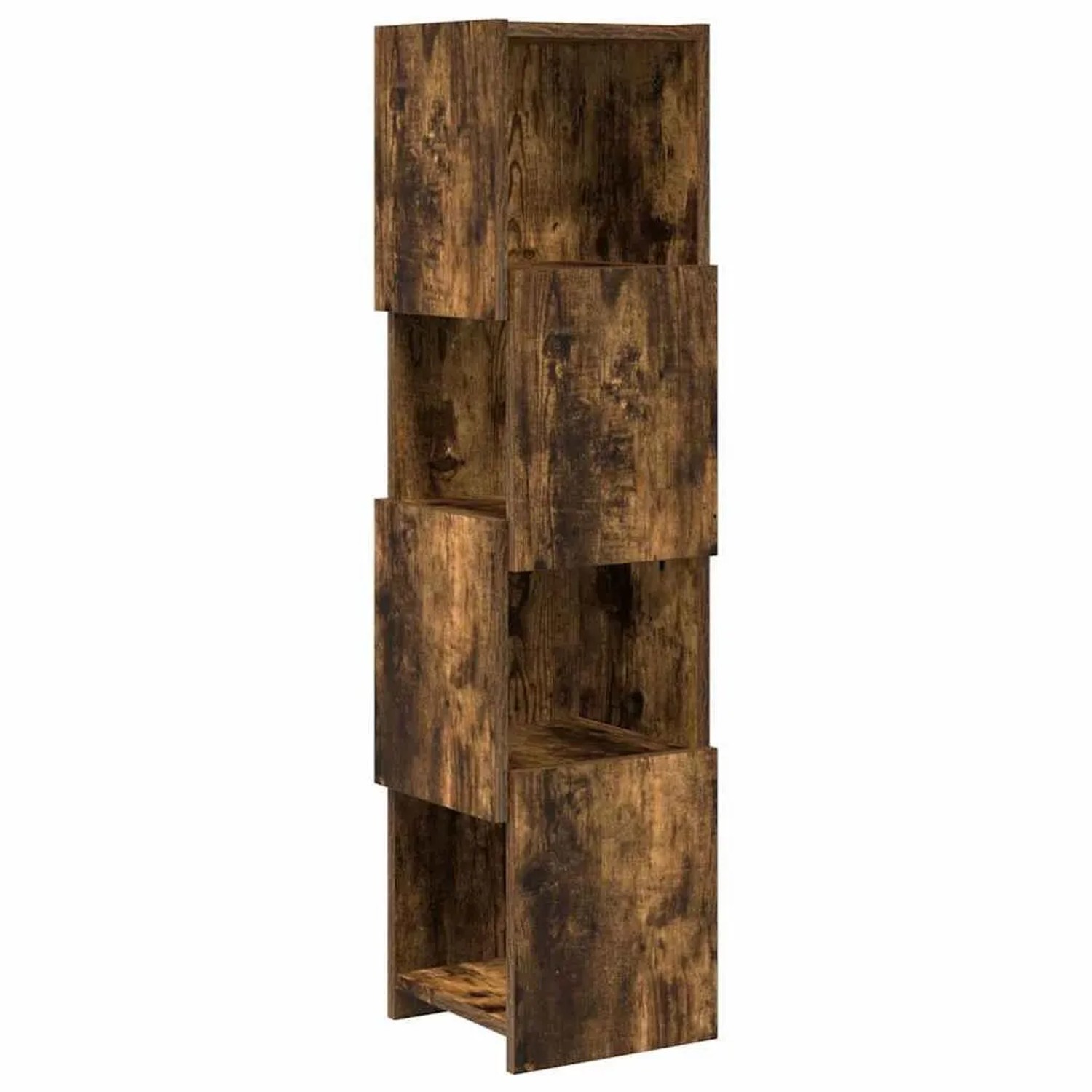 vidaXL Eckschrank Geräucherte Eiche 25,5x25x102cm Holzwerkstoff 889809 günstig online kaufen