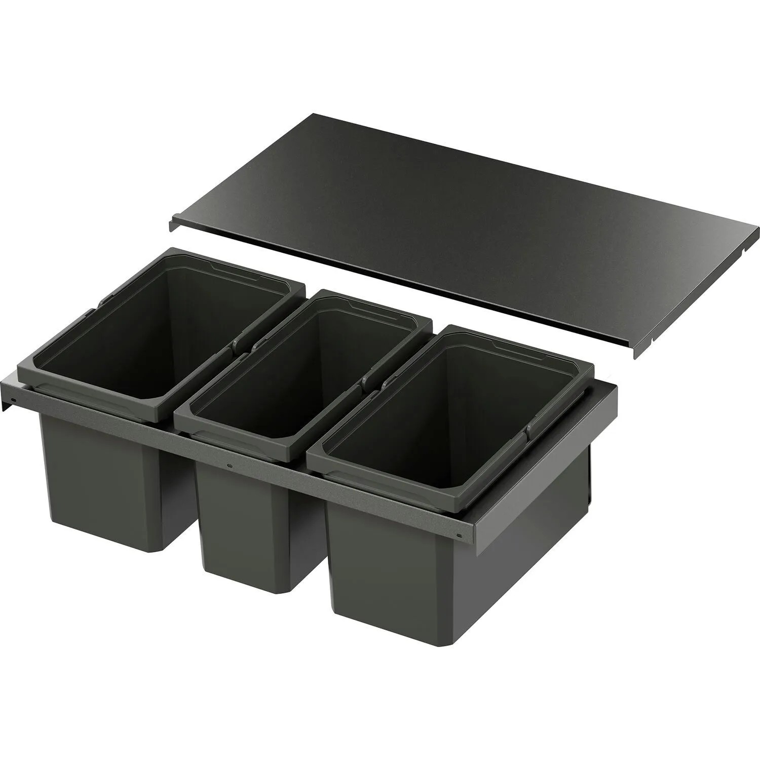Vauth-Sagel Abfalltrennsystem Envi Flex Xs-256 Korpusbreite 800 mm 2x16, 1x12, Lava