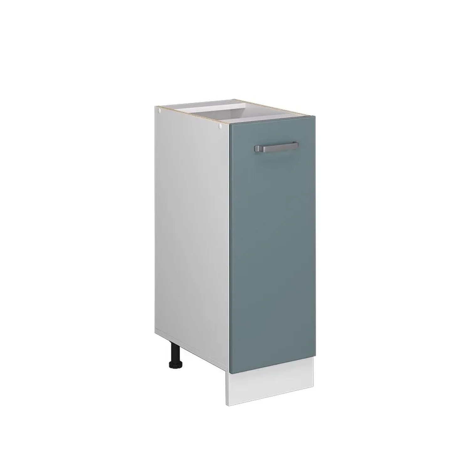 Vicco Apothekerschrank R-Line Blau-Grau Weiß 30 cm ohne Arbeitsplatte