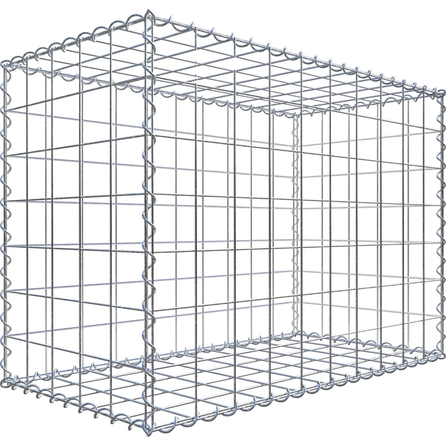 Gabiona Gabione 100 cm x 70 cm x 50 cm mit Maschenweite 10 cm x 10 cm