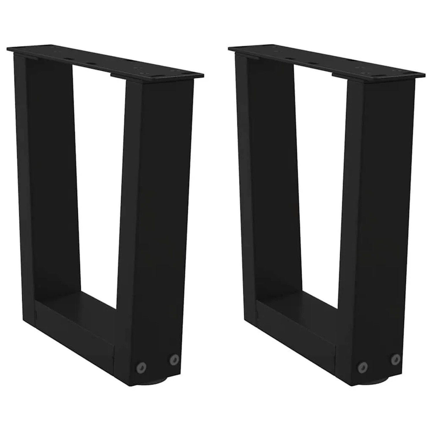vidaXL Couchtischbeine V-Form 2 Stk Schwarz 40x30-31,3 cm Stahl 4012604 günstig online kaufen