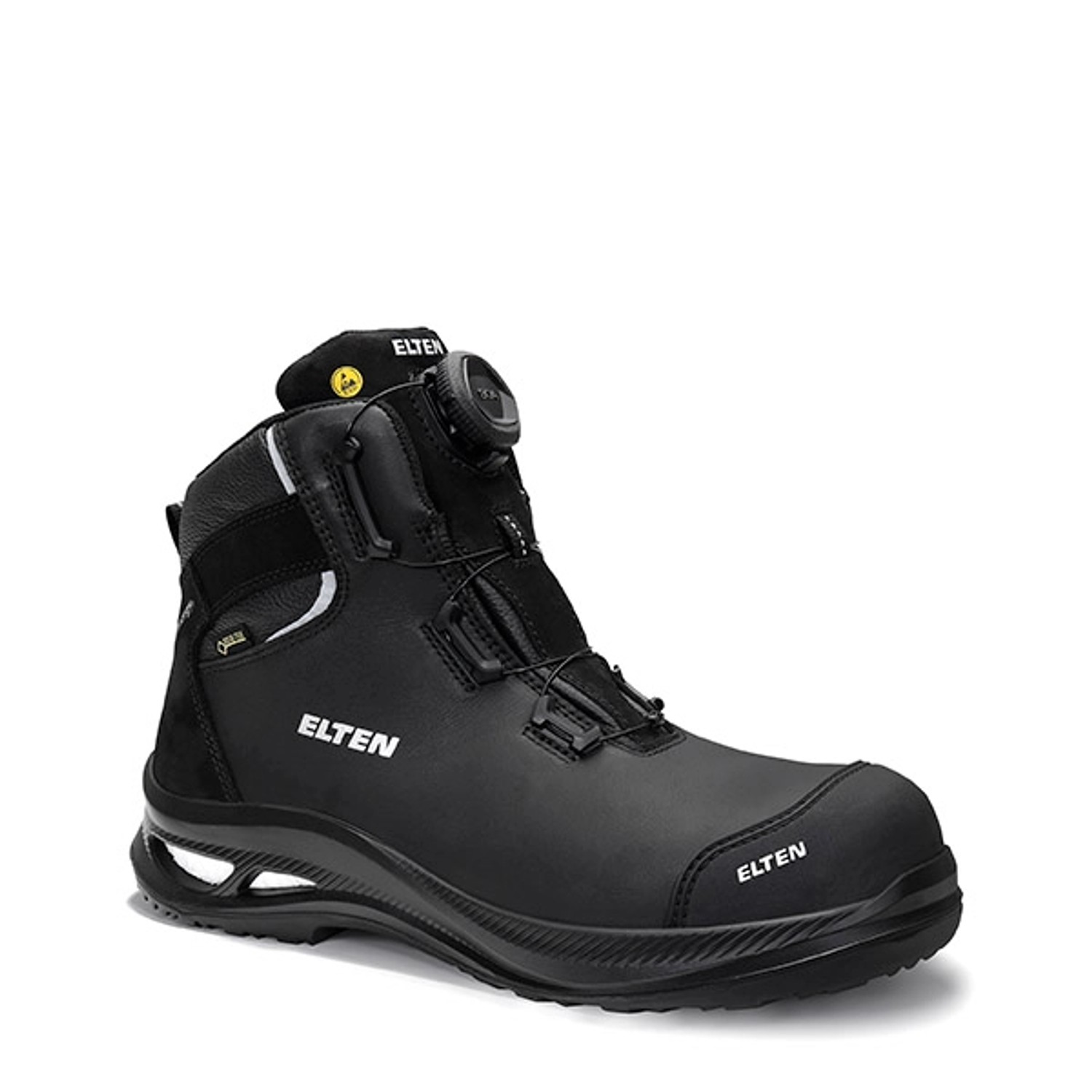 Elten Sicherheitsstiefel Terence Xxg Pro Boa Gtx Black Mid Esd S3 Hi Ci Gr. 45