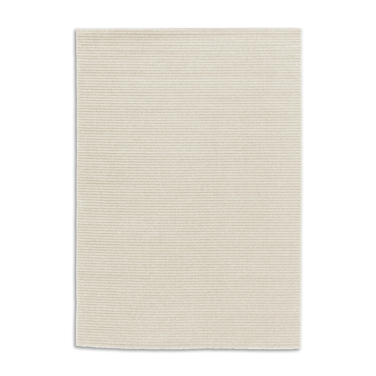 Schöner Wohnen Teppich Pure Design Streifen 80 cm x 150 cm Creme