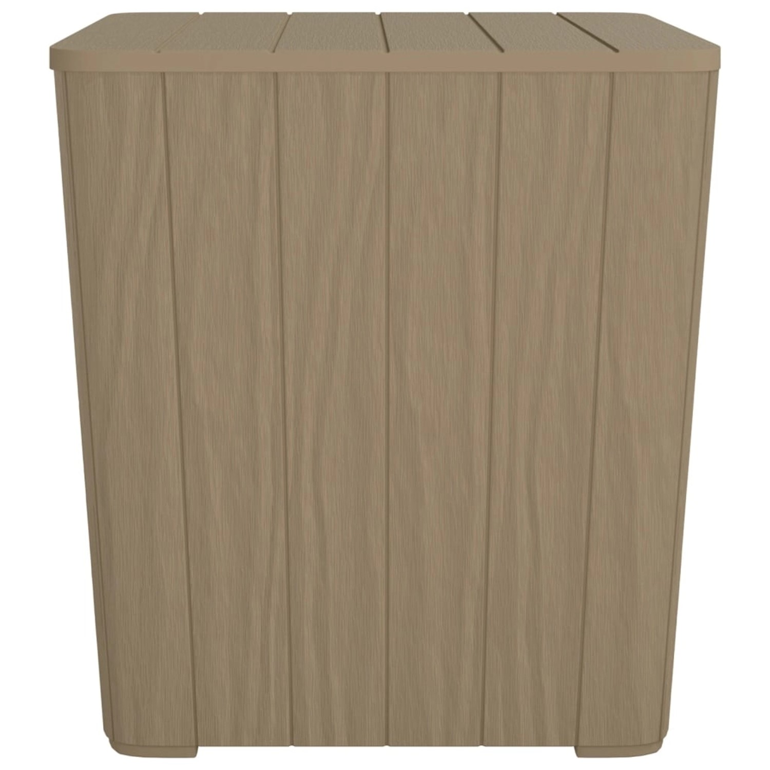 vidaXL Gartentisch mit Abnehmbarer Tischplatte Hellbraun Polypropylen 364153