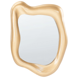 Beliani Wandspiegel SANTEC Gold 4x59x77