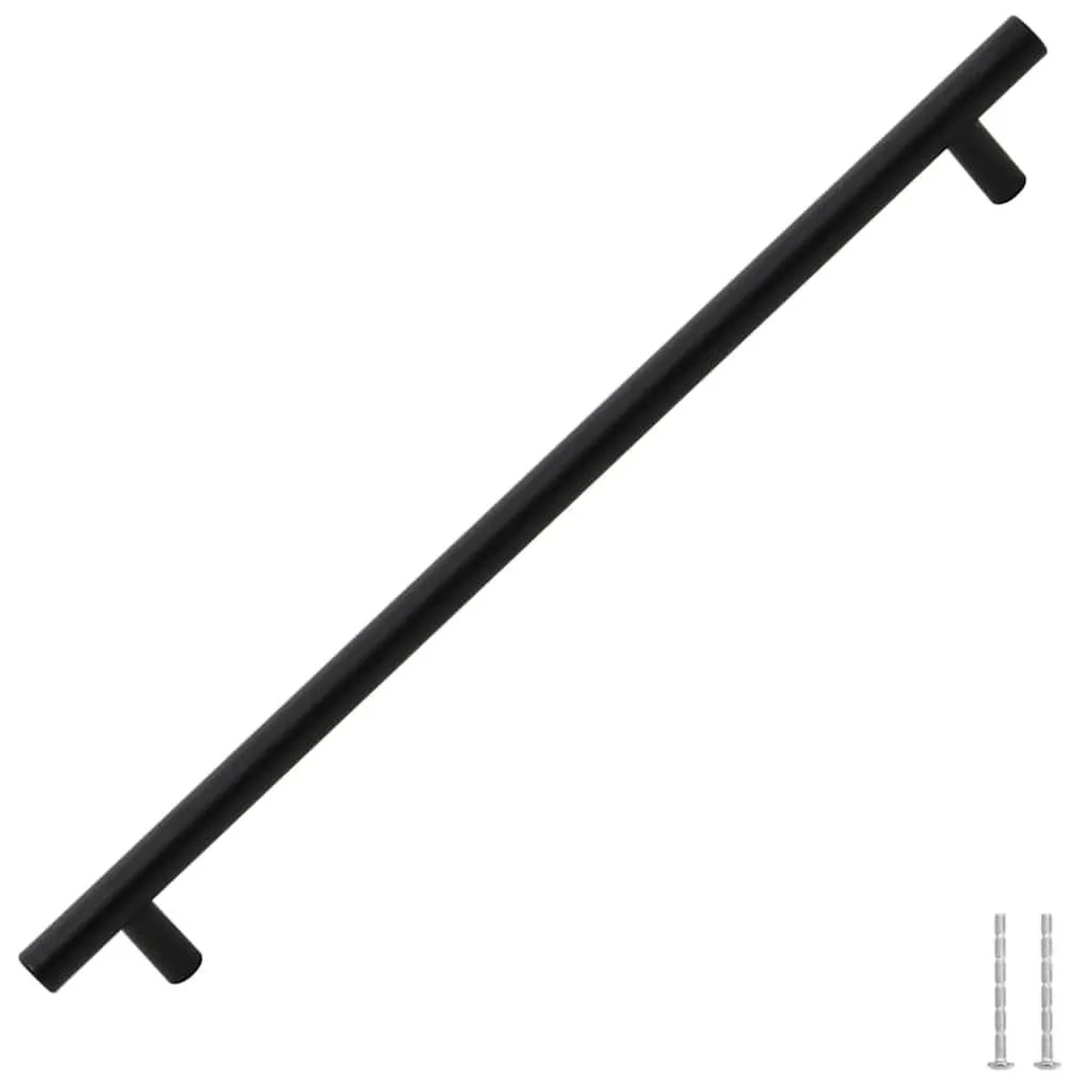 vidaXL Möbelgriffe 5 Stk Schwarz 320 mm Edelstahl 155370