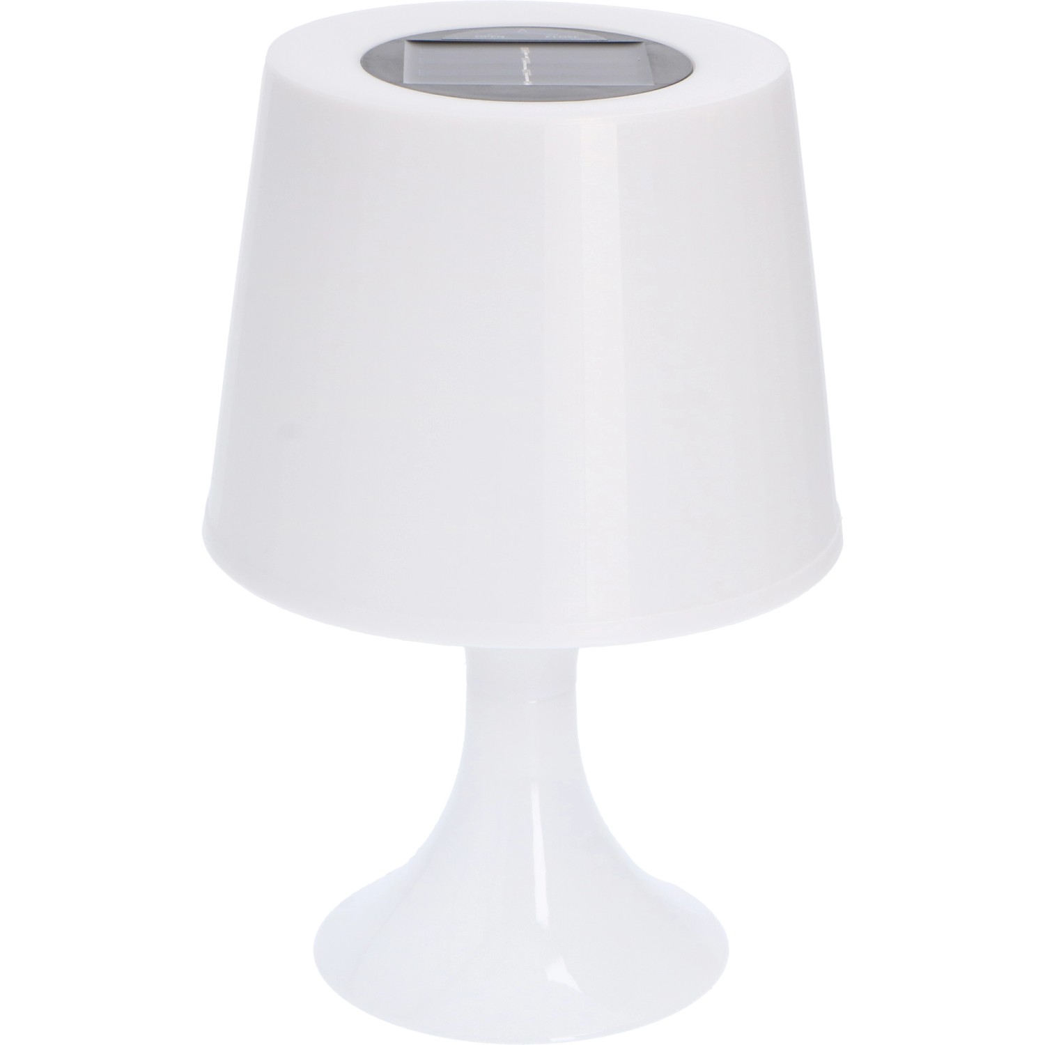 Solar-Tischleuchte Melbourne 5 lm 3600 K IP44 Sensor Weiß